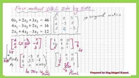14-Solution of linear systems by LU-partial pivoting-1/2. page 4A Post 14 Lu partial pivot