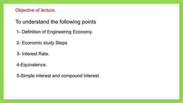 ntroduction to Engineering economy.