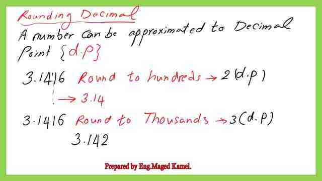 Rounding to two decimal points