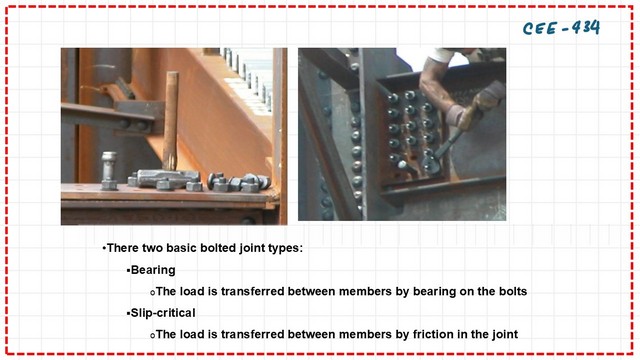 Slide1-post-2-bearing Bearing Type connection