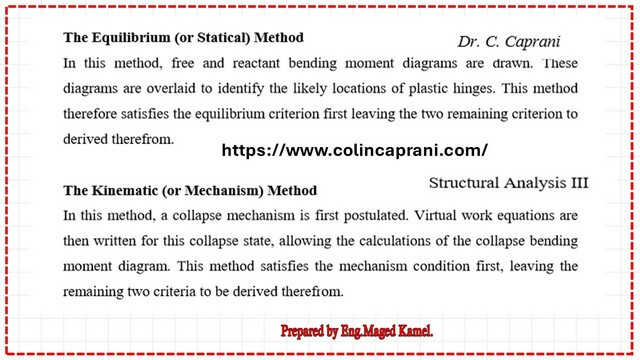 The static method and the kinematic method.