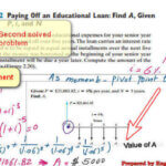 The second solved problem 2-12, finding deposit value for uniform series -using cash flows moment. Select pivot point t=0.