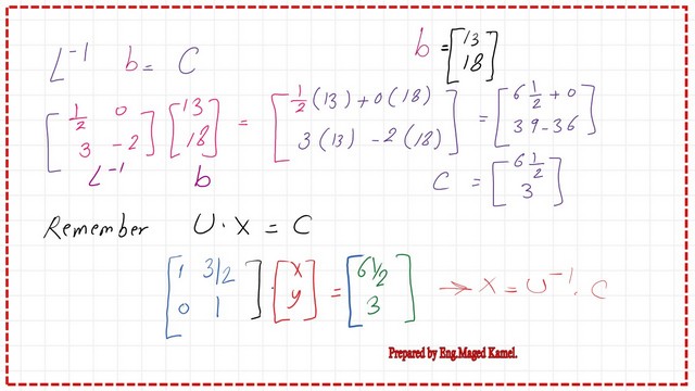 How to find matrix c?