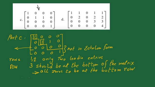 Practice problem -part C-reduced echelon form.