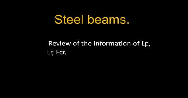 Brief data for post 12-steel beam