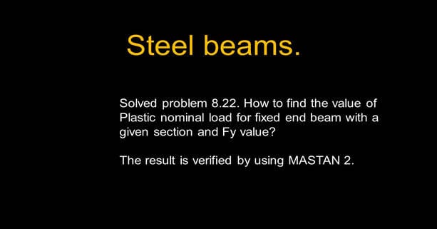 Brief description -post 35 -steel beam