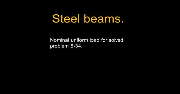 Brief description -post 37a-steel beam