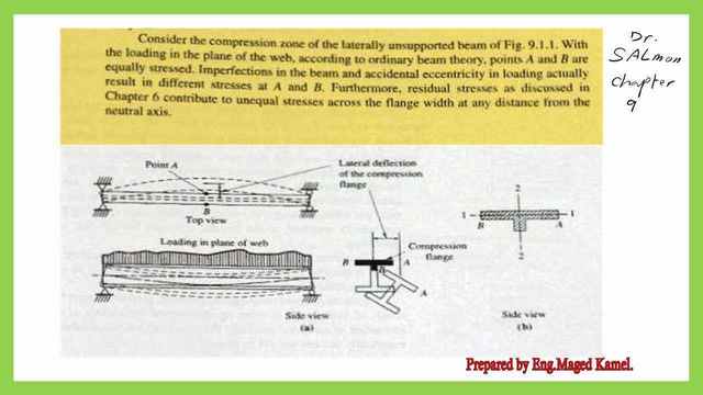 Description of the lateral-torsional buckling quoted from Prof. Salmon ‘s book.