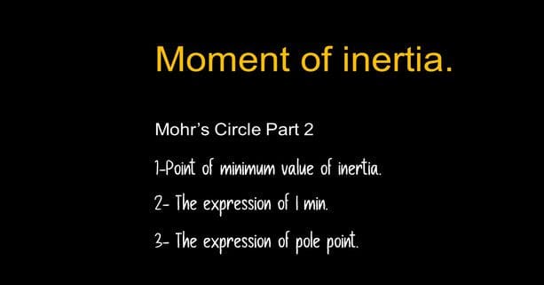 Find Iy' and Ix'y' of inertia using Mohr's circle of inertia.