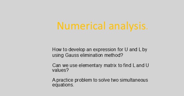 How to solve for x-y by L-U Decomposition?