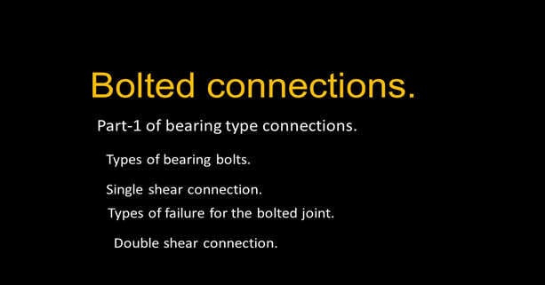 brief illustration -post 2-bearing types connections-part 1