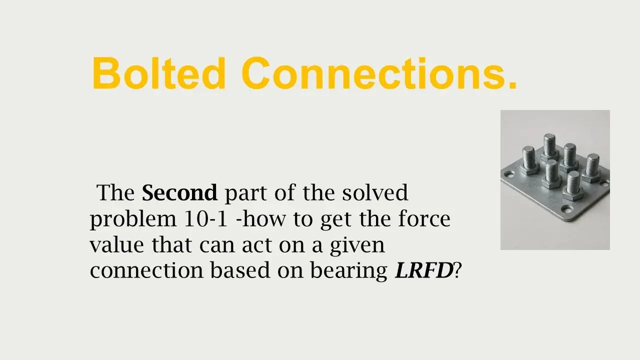 Brief illustration of post 6-bearing types connections