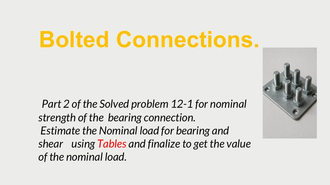 Brief illustration -post 7a-bearing types connections.