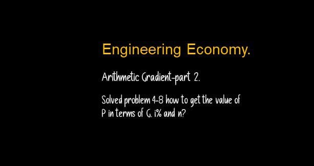 The solved problem for Arithmetic gradient.