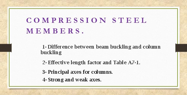 Introduction to buckling for columns