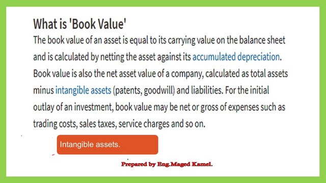 What is the book value?