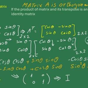 Orthogonal matrix.