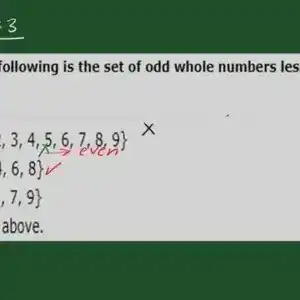 Solved problem-3 for odd whole Numbers.