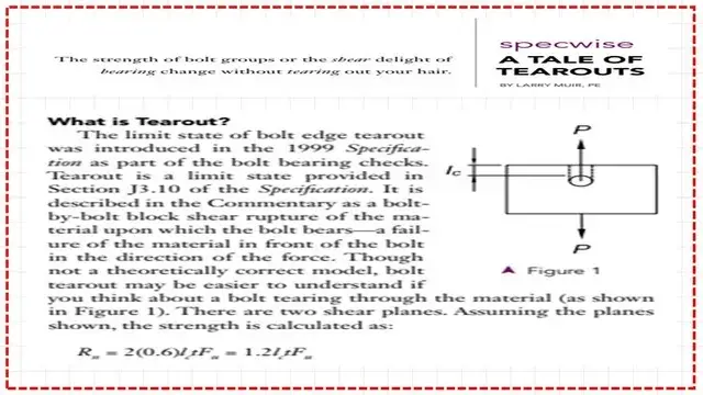 Slide15A-post-4-bearing What is Tear-out-Refrence from specwise?