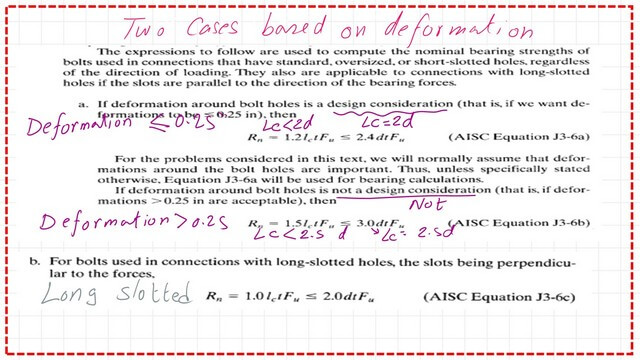 Slide5-post-3-bearing Different values of Rn based on design consideration.