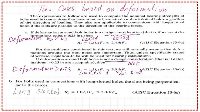 Slide5-post-3-bearing Different values of Rn based on design consideration.