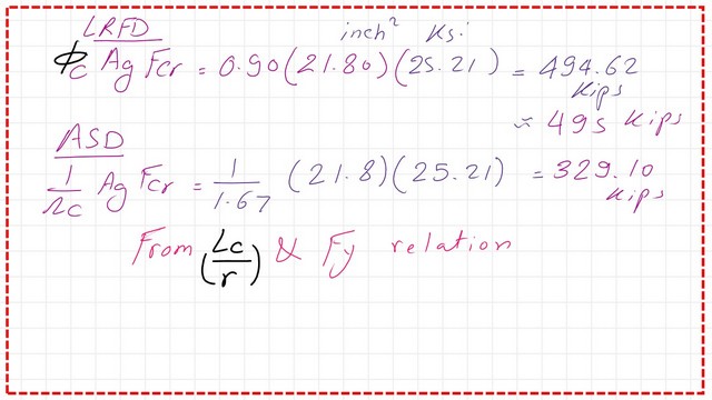 Slide16-3a-comp Find The LRfd and Asd value of the available strength