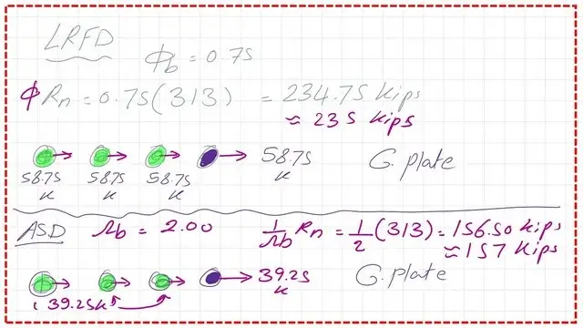 Bearing value-LRFD and ASD designs