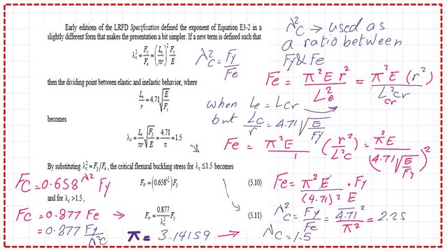 page-2-post-16-comp Critical stress versus slenderness ratio for columns.