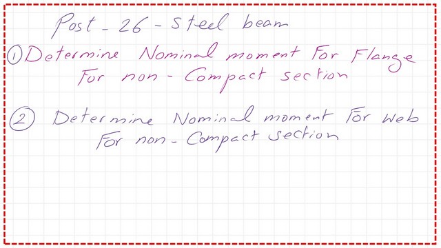 page 1- post 26-steel beams Summary of the content of post 26-steel beam.