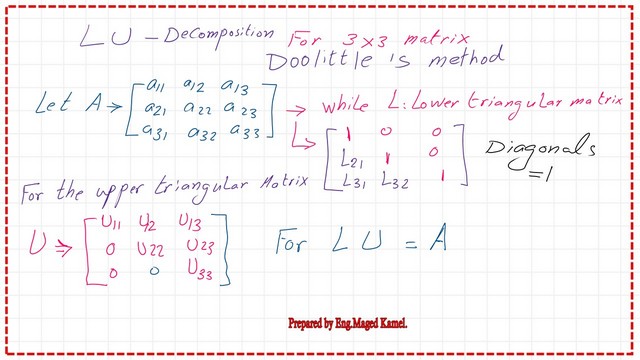 How to get the values of the elements of L*U?